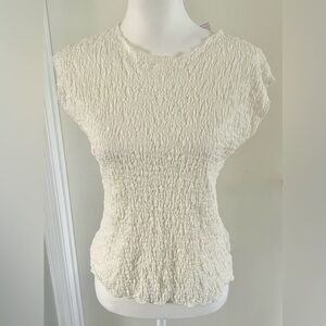 NWT Solid Textured Sleeveless Top Size Medium